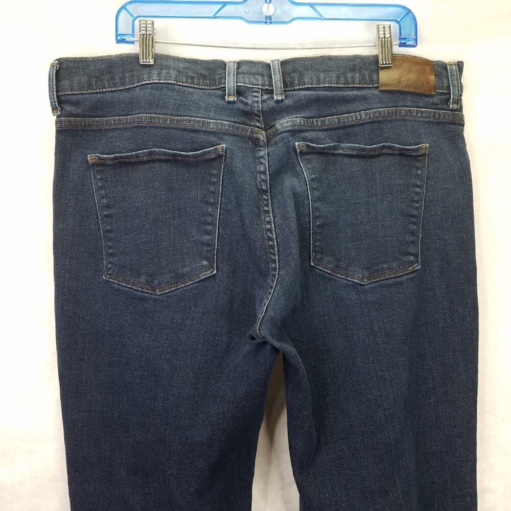Mott & Bow Woos-Ston Jeans Men 38x32 Dark Wash Slim Straight Leg Stretch Western - Picture 9 of 16